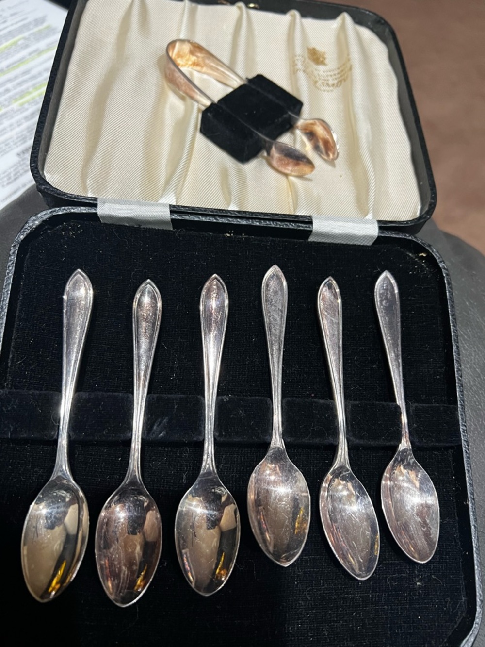 Sterling Silver Teaspoon Set - Polished Silver Finish (6)